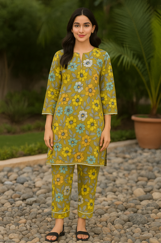 Alkaram 2-Piece Printed Lawn Suit